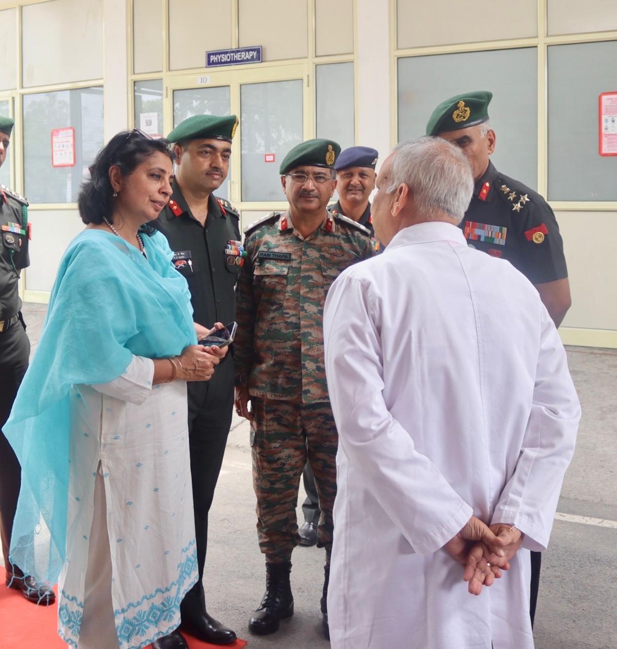Sukriti Likhi (Secy, ESW) visit at ECHS Regional Centre, Dehradun