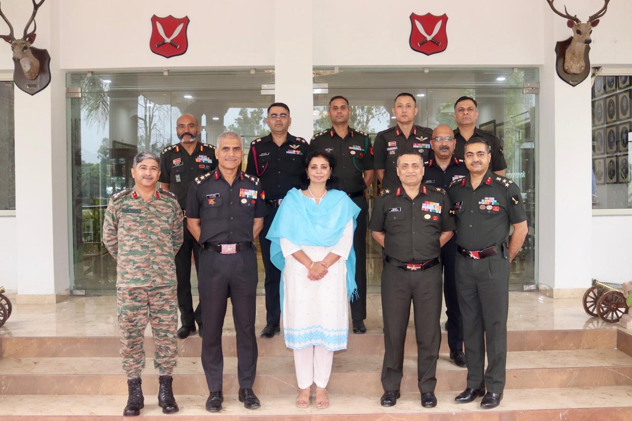 Sukriti Likhi (Secy, ESW) visit at ECHS Regional Centre, Dehradun