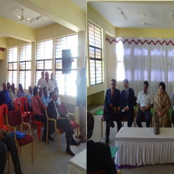 Secy ESW reviewing the progress during the 4th South Zone Meeting of RSBs at Madikere during 22-23 Jan 2020.