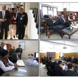 Secy. visit to central org. ECHS and Regional Centre1, Delhi