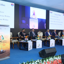 Secy. KSB addressing the Aero India Seminar held on 13th Feb,2023