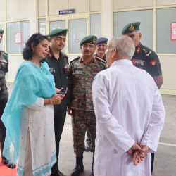 Sukriti Likhi (Secy, ESW) visit at ECHS Regional Centre, Dehradun