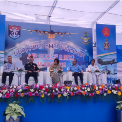 Secretary, ESW at the inauguration ceremony  of Job Fair at Air Force Station, Pune on 16 Oct 2019
